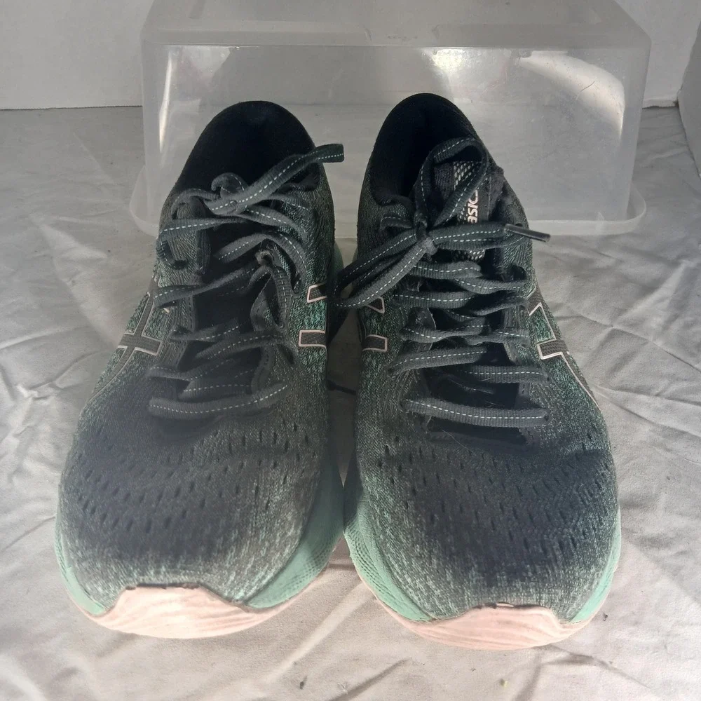 ASICS Gel Nimbus 24 Women's Running Shoes Teal Pink Size‎ US 9 EUR 40.5